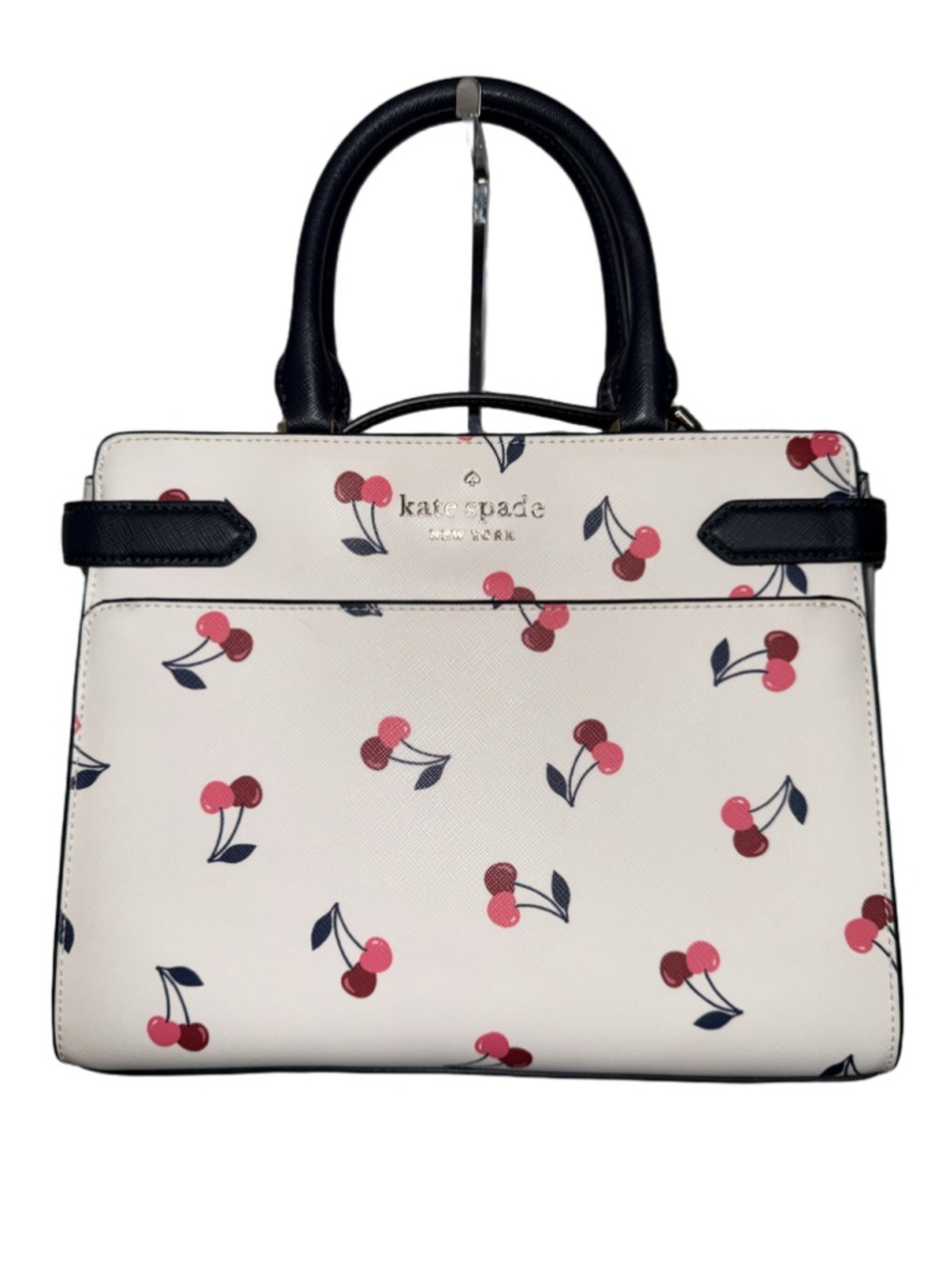 Kate Spade Staci Medium Satchel Bag Dancing Cherrie Cream Multi K6101 NWT - Picture 1 of 7